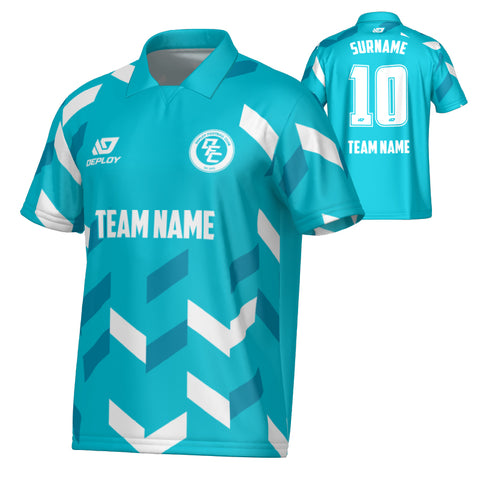 Arrows Collared Jersey - Teal