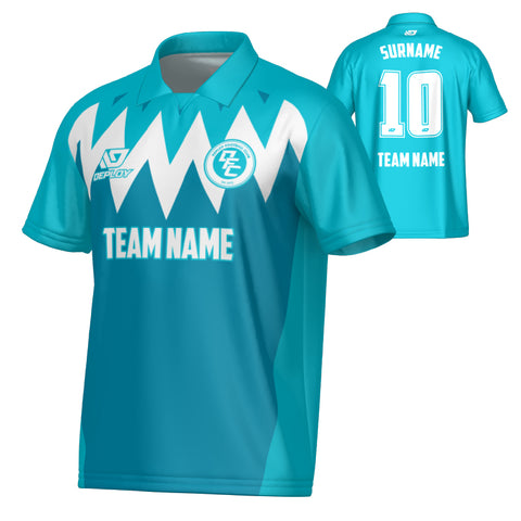 Carnival Collared Jersey - Teal