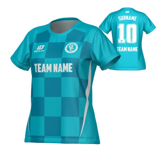 Checkers Womens Jersey - Teal