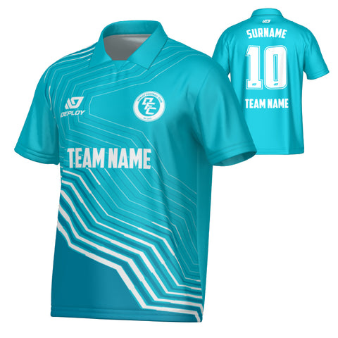 Circuit Collared Jersey - Teal
