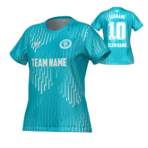 Drips Womens Jersey - Teal