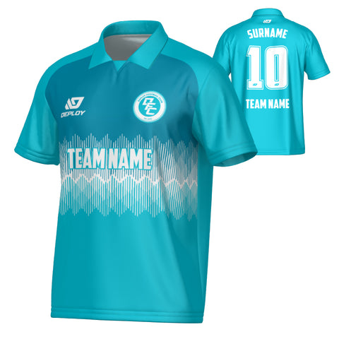 Echo Collared Jersey - Teal