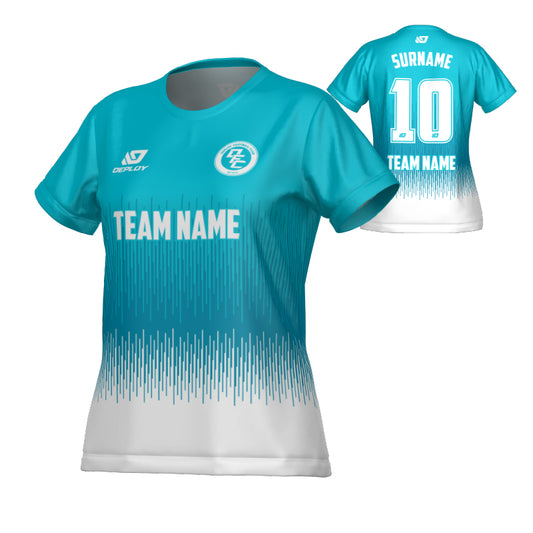 Fade Womens Jersey - Teal