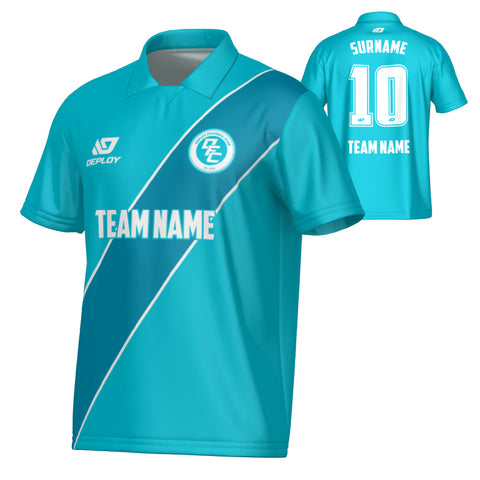 Sash Collared Jersey - Teal