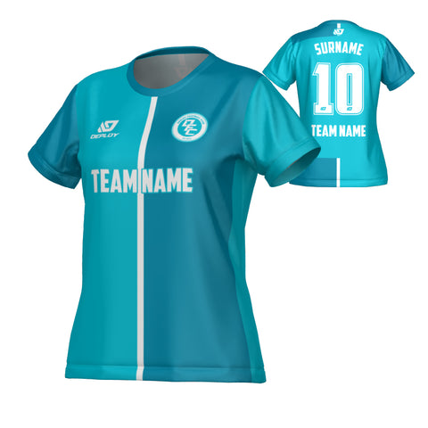 Split Womens Jersey - Teal