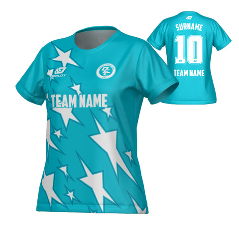 Stars Womens Jersey - Teal