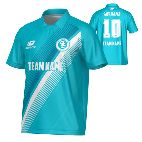 Velocity Collared Jersey - Teal