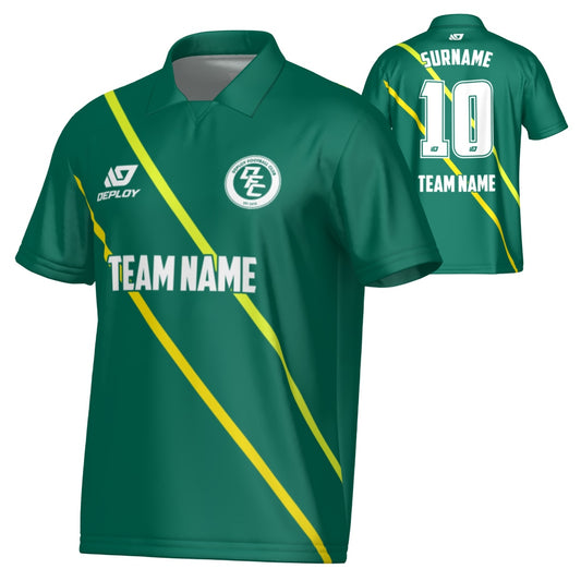 Tracks Collared Jersey - Green