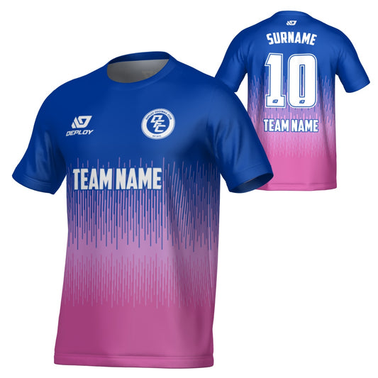 Fade Jersey - Royal Blue & Purple