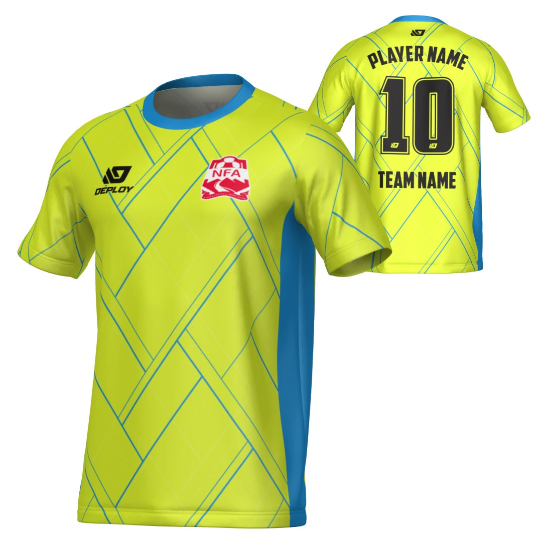 NEPEAN FA SUMMER - PLAID - NEON YELLOW