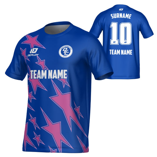 Stars Jersey - Royal Blue & Purple