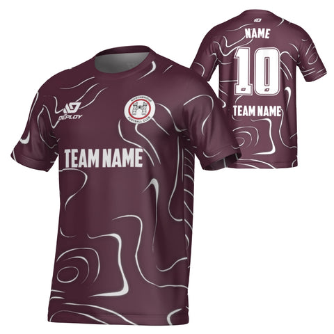 Northbridge FC - Flight Jersey Marble - Maroon