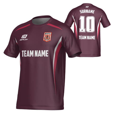 MOSS VALE FC SUMMER - ARC - MAROON