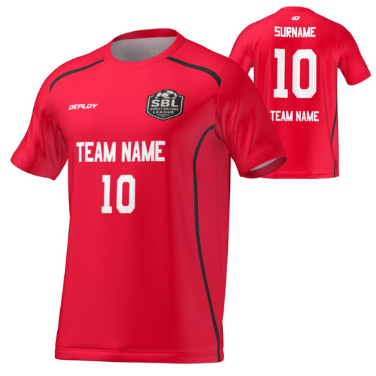 Street Ballers League - Flight Jersey Lines - Red