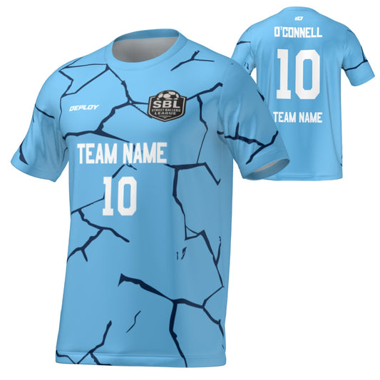 Street Ballers League - Flight Jersey Cracks - Sky Blue