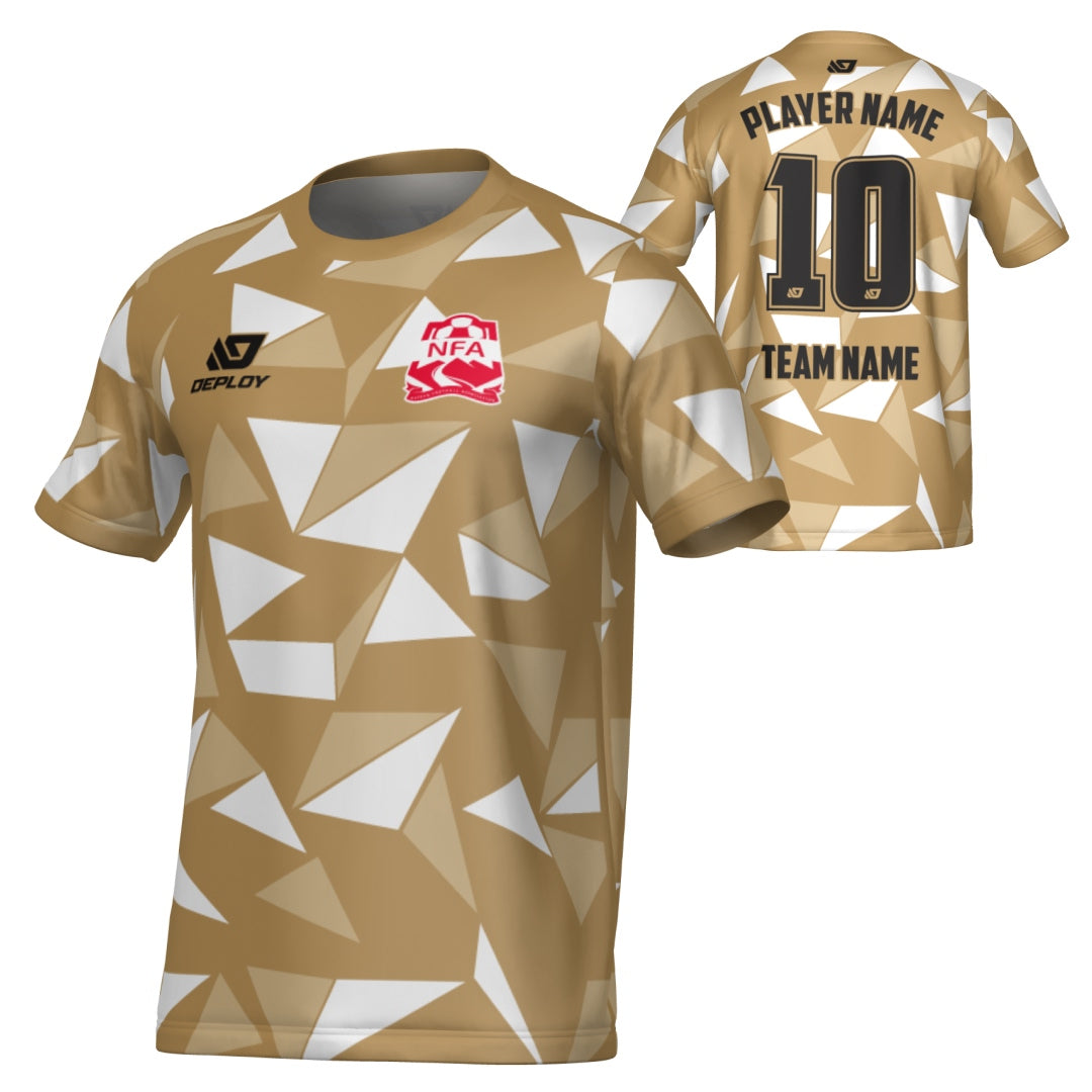 NEPEAN FA SUMMER - SHARDS - VEGAS GOLD & WHITE