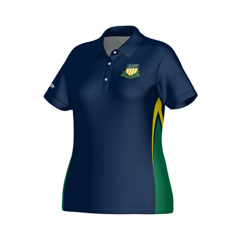 Lilli Pilli Public School Staff Polo - Navy Pattern - Woman