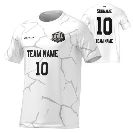 Street Ballers League - Flight Jersey Cracks - White