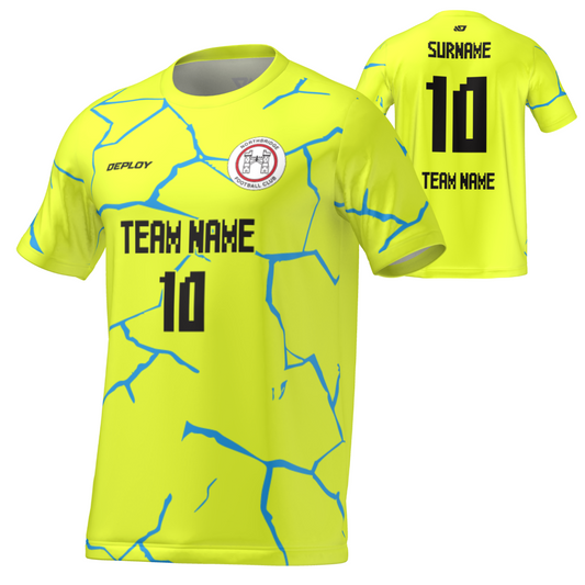 Northbridge FC - Flight Jersey Cracks- Neon Yellow