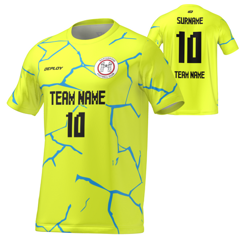 Northbridge FC - Flight Jersey Cracks- Neon Yellow
