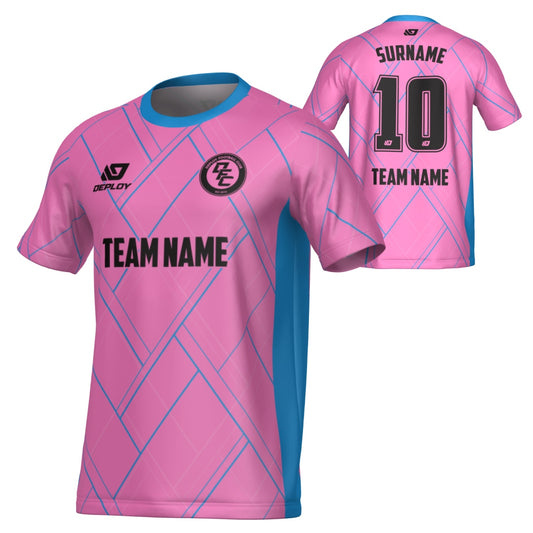 Plaid Jersey - Pink
