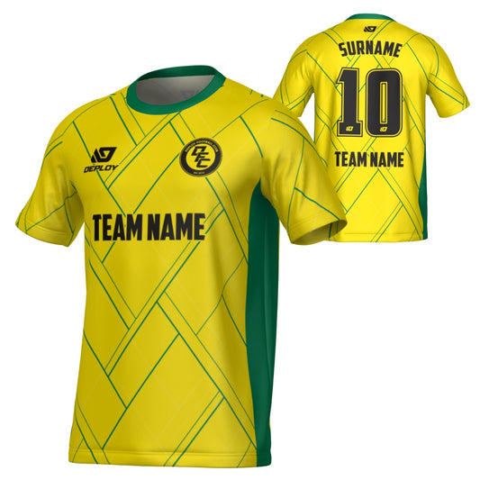 Plaid Jersey - Yellow