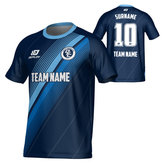 Velocity Jersey - Navy & Sky Blue