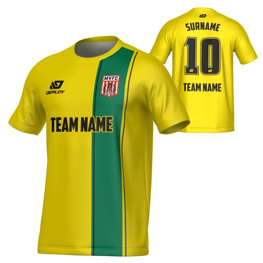 MOSS VALE FC SUMMER - EDGE - GOLD & GREEN