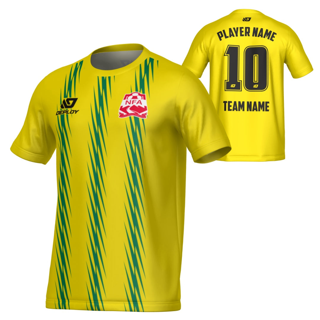 NEPEAN FA SUMMER - ZIG ZAG - YELLOW & GREEN