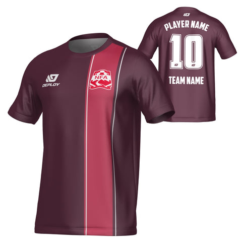 NEPEAN FA SUMMER - EDGE - MAROON