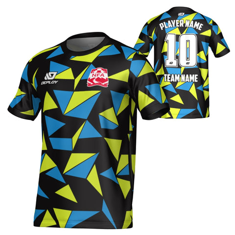 NEPEAN FA SUMMER - SHARDS - BLACK & NEON