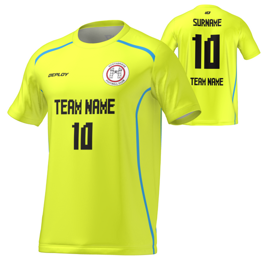 Northbridge FC - Flight Jersey Lines - Neon Yellow
