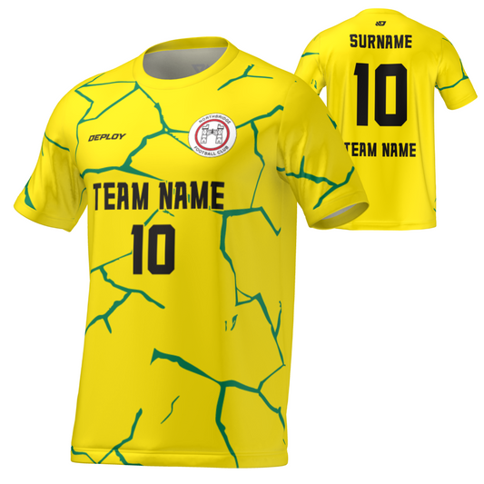 Northbridge FC - Flight Jersey Cracks - Yellow