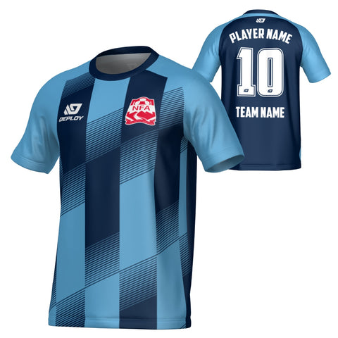 NEPEAN FA SUMMER - VECTOR - NAVY & SKY BLUE