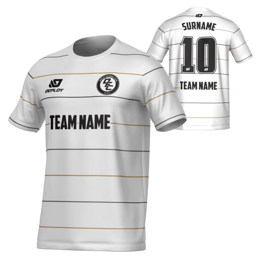 Grid Jersey - White