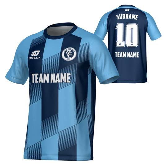 Vector Jersey - Navy & Sky Blue