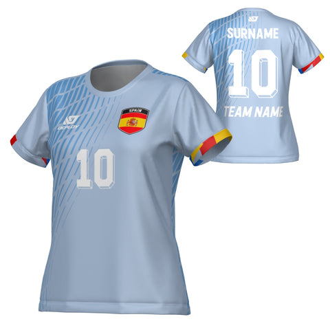 Spain Away Womens Jersey