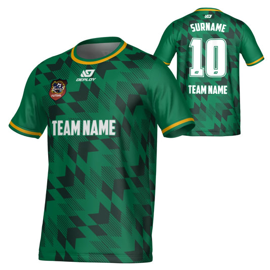 CHANDLER FUTSAL SUMMER - LEAVES - GREEN & BLACK