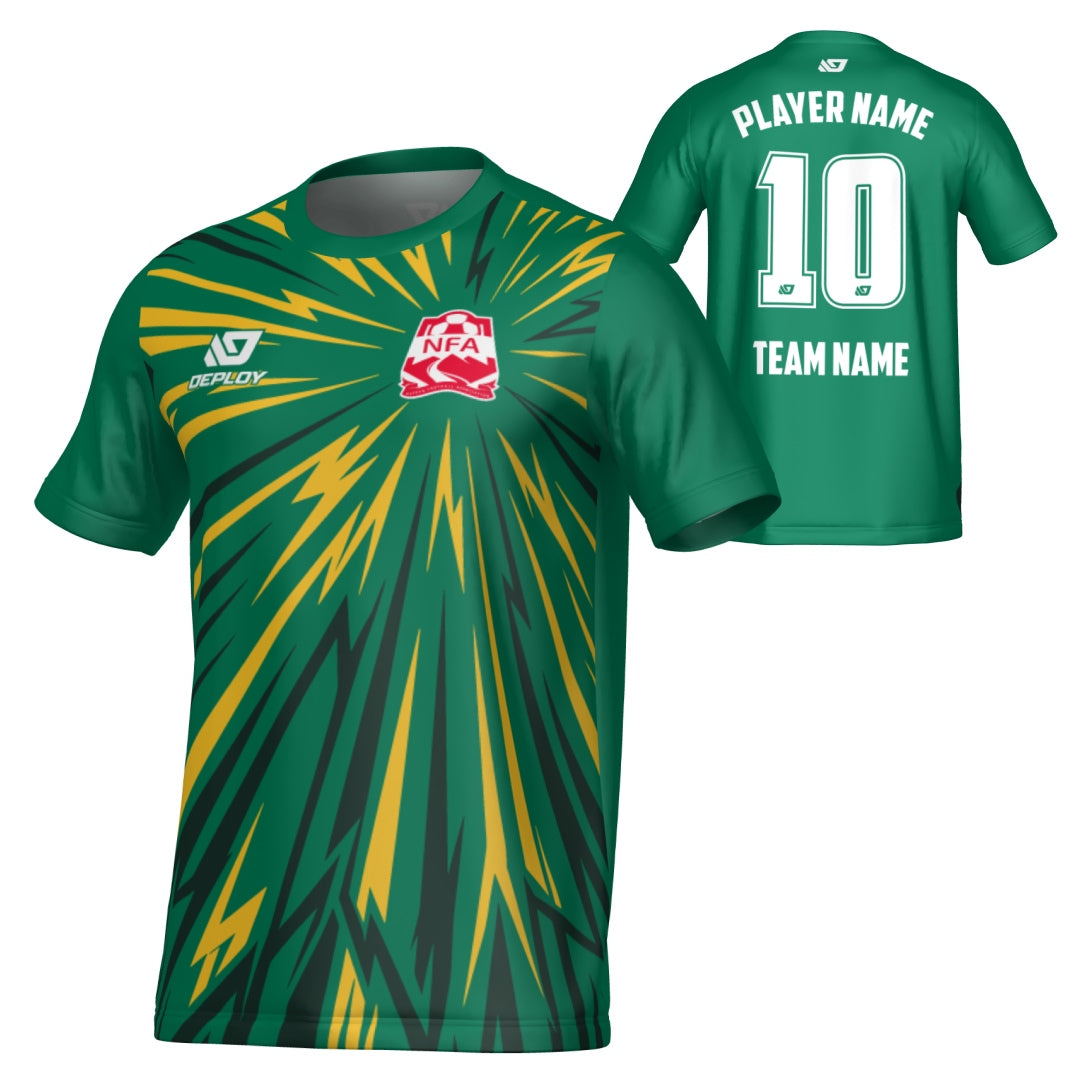 NEPEAN FA SUMMER - BURST - GREEN