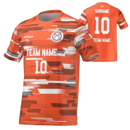 Northbridge FC - Flight Jersey Glitch - Orange