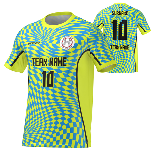 Northbridge FC - Flight Jersey Warped - Neon Yellow
