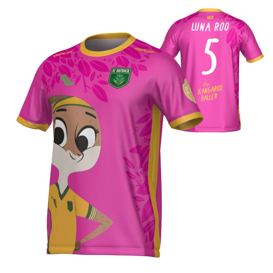 Luna Roo Football Jersey - Pink