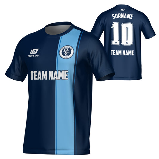 Edge Jersey - Navy & Sky Blue