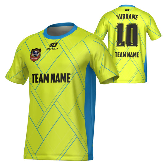 CHANDLER FUTSAL SUMMER - PLAID - NEON YELLOW
