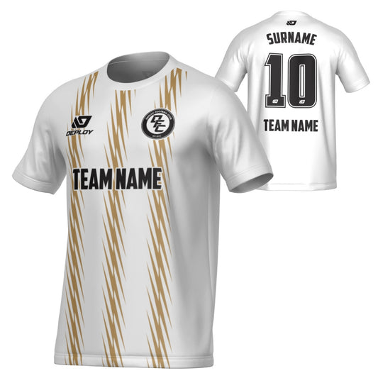 Zig Zag Jersey - White