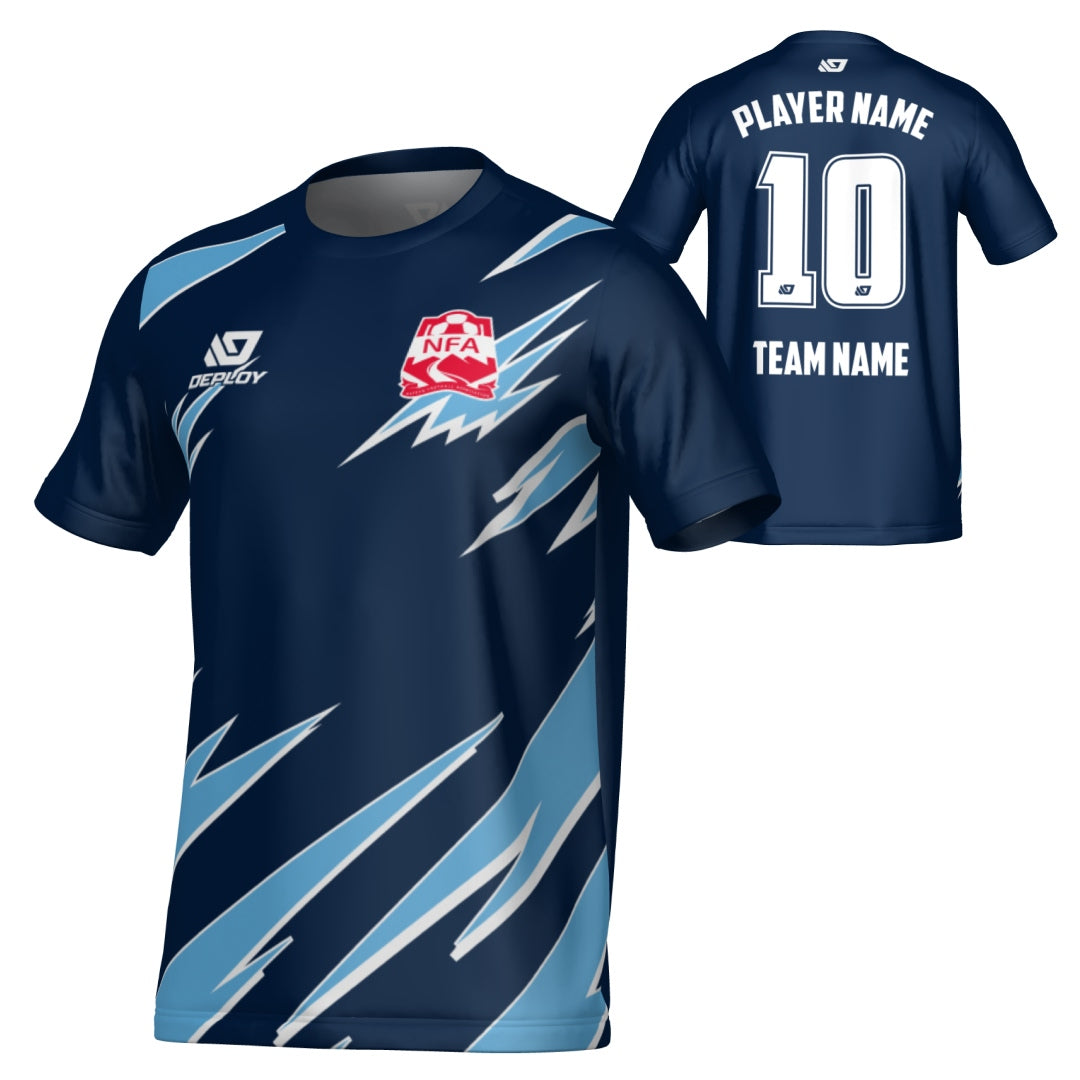 NEPEAN FA SUMMER - SHARP - NAVY & SKY BLUE