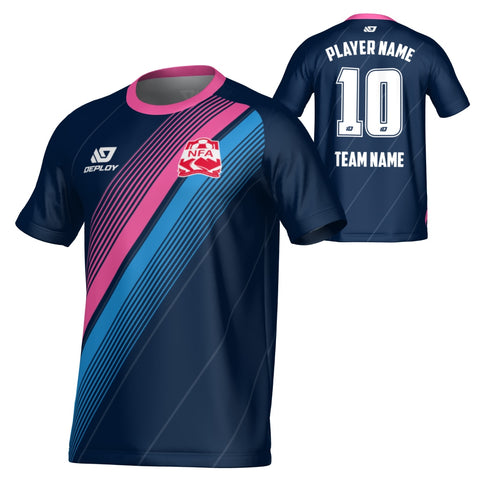 NEPEAN FA SUMMER - VELOCITY - NAVY & PINK