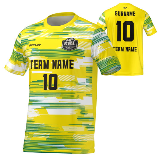 Street Ballers League - Flight Jersey Glitch - Yellow
