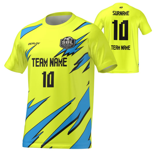 Street Ballers League - Flight Jersey Lightening - Neon Yellow
