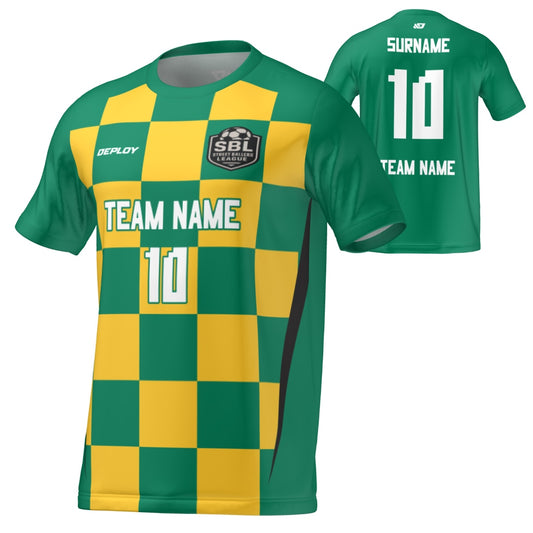 Street Ballers League - Flight Jersey Checkers - Green